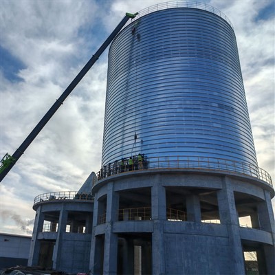 Silo ti acier na spirale